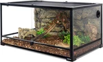 50 Gal Glass Reptile Terrarium W/ Double Door Screen Vent Large 36"X18"X18". Fixed Price $249.98.