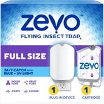 Zevo Flying Insect Trap & - Plug 1 Device Cartridge, White. Fixed Price $24.97.