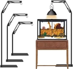 Reptile Lamp Stand, Adjustable 15.7 To 74.3 In Heat Metal Bracket Floor Lig. Fixed Price $59.97.
