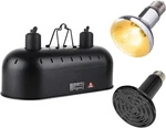 15" Dual Reptile Light Fixture W/ 100W Uva Uvb & Ceramic Heat Lamp. Fixed Price $77.99.