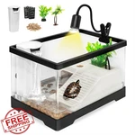 Clioran Turtle Tank Kit Basking Platform Uvb Lamp Filter Small. Fixed Price $104.99.