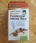 Zilla Canopy Series Fluorescent Uvb/uva Bulbs Desert 20 W. Fixed Price $16.99.