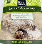 All Living Things Bowl & Cave Basking Platform Hermit Crab Reptiles Amphibians. Fixed Price $14.95.