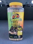 Zoo Med Natural Box Turtle Pellet Food Open Bottle 20 Oz. Fixed Price $5.00.