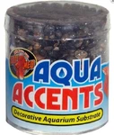 Zoomed Aqua Accents Dark River Pebbles, 1/2-POUND. Fixed Price $7.99.