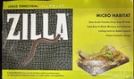 Zilla Micro Habitat Large Terrestrial Enclosure 14"L X 8"W 6"H. Fixed Price $20.00.