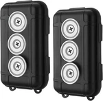 2 Pcs Magnetic Key Holders Under Car, Hide Box For Storage Indo. Fixed Price $22.19.