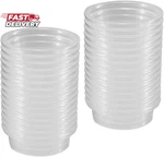 Yogurtck 100PCS Crested Gecko Feeding Cups Reptile Feeder Bowls For Putting. Fixed Price $10.32.
