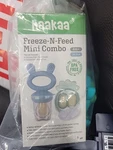 Freeze-n-feed Mini Combo With Silicone Food Feeder & Nibble Tra.... Fixed Price $21.97.
