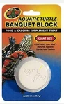 1 Zoo Med Giant Size Block Aquatic Turtle Banquet Food Calcium Supplement. Fixed Price $8.95.