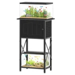 Hoobro 10 Gallon Aquarium Stand, Fish Tank With Cabinet Storage, Reptile. Fixed Price $79.46.