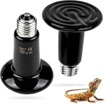 Bn-link 100W / 150W 110V Black Reptile Infrared Ceramic Heat Lamp No Harm, Etl. Fixed Price $17.85.