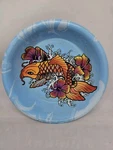 Komodo Tattoo Art Reptile Food Bowl Set - Beautiful Koi Fish Design New. Fixed Price $15.00.