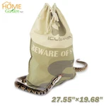 Heavy Duty Snake Reptile Bag Large Drawstring Sack Moving Catching Hunting Pouch. Fixed Price $11.99.