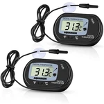 Zacro 2 Pack Digital Aquarium Thermometer, Fish Tank Water Black. Fixed Price $16.17.