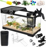 Aquatic Turtle Tank Kit Complete Starter Set With Lamp & Filter. Fixed Price $127.78.