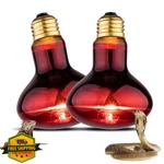 Jugbuy 2PK 100W Reptile Heat Lamp Bulb Basking Spot Red Light. Fixed Price $27.99.