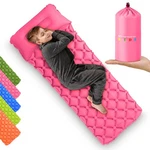Kids Sleeping Pad For Camping And Sleepovers With Pillow, Inflatable .... Fixed Price $58.89.