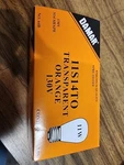 Damar 11S14TO 11W Transparent Orange 130V Bulb Pack. Fixed Price $18.16.