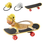 Vehomy Bearded Dragon Accessories Engineer Hat For Small, White. Fixed Price $14.76.