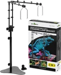 Zoo Reptile Dual Lamp Stand Adjustable Light Holder Hanging Bracket. Fixed Price $57.80.