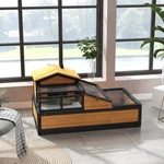 44" Wooden Tortoise House 2-STORY Reptile Cage W/ Balcony Tray Roof Ladder. Fixed Price $149.99.