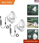 250W Clamp Light Socket With 360-DEGREE Rotating Bulb Guard Perfect For Plants. Fixed Price $60.99.