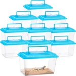 Mumufy 10 Pcs Spider Tarantula Enclosure Reptile Terrarium Plastic Portable R.... Fixed Price $68.11.