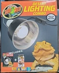 Zoo Med Desert Lighting Combo 5 1/2" Lamp And Bulb. Fixed Price $7.95.