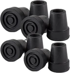1/2 Inch Shaft Small Base Quad Cane Replacement Tip Black 8 Count. Fixed Price $15.27.