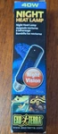 Exo Terra 40WATT Night Heat Lamp. Fixed Price $6.00.