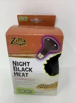 Zilla Night Black Basking Spot Bulb 100W Reptile Terrarium Lamp Light. Fixed Price $12.95.