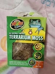 Zoo Med Natural Terrarium Moss Size For 10 Gallon In Box. Fixed Price $8.00.