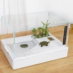 Acuario Tortuga Acr Lico 15.7X11.8X10" Con Filtro, Antirayaduras. Fixed Price $68.93.