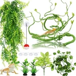 Bearded Dragon Accessories - Terrarium Hanging Plant Vines, Reptile Green. Fixed Price $19.91.