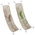 Silkfly 2PC Bearded Dragon Hammock Reptile Lizard Lounger Seagrass Climbing Bed. Fixed Price $53.00.