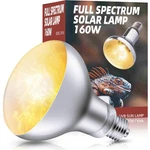 Dxophiex 160W Reptile Heat Lamp Bulb Full Spectrum Uva Uvb Light, Sun. Fixed Price $58.01.