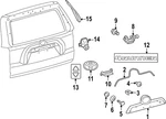 Genuine Toyota Lift-gate Finish Panel Clip 76817-35010. Fixed Price $8.36.