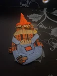 Thrills & Chills Collection Scarecrow Reptile Costume For Bearded Dragons. Fixed Price $8.00.