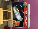 Zoomed Combo Deep Done Dual Lamp Fixture 2X8 1/2 Inch Color: Black. Fixed Price $40.00.