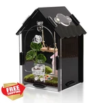 Leizhenzi Spider Enclosure Black 3.15"X3.15"X5.6". Fixed Price $20.00.