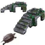 Aquarium Tank Decor Reptile Turtle Basking Terrace Resin Dodge Cave Platform S/l. Fixed Price $9.97.
