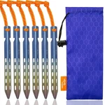 Tito Pack Titanium Tent Stakes 10X10X160MM V-shaped Windproof Nail Peg.... Fixed Price $24.58.