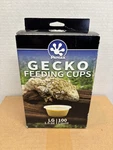 Pangea Gecko Feeding Cups-large 1.5 Oz, 100 Count New. Fixed Price $7.99.