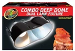 Zoo Combo Deep Dome Dual Lamp Fixture Day And Night LF-25. Fixed Price $59.99.