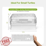 Clioran Turtle Tank Habitat Cage Kit With Lid Uv Basking Platform Filter. Fixed Price $74.99.