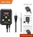 Digital Temperature Controller For Reptiles And Seedlings 1000W Listed. Fixed Price $37.99.