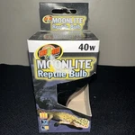 Zoo Med Moonlite Reptile Bulb True Deep Blue Glass 40 W 24 Hour Heat. Fixed Price $9.99.