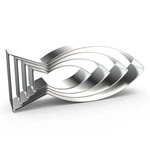 Jesus Fish Cookie Cutter Set Large Small Mini - 5, 4, 3, 2 Piece Stainl.... Fixed Price $11.34.