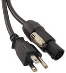 16-AWG Stage Lighting Fixture Nema 5-15P To TRUE1 Female Powercon Cable. Fixed Price $29.95.
